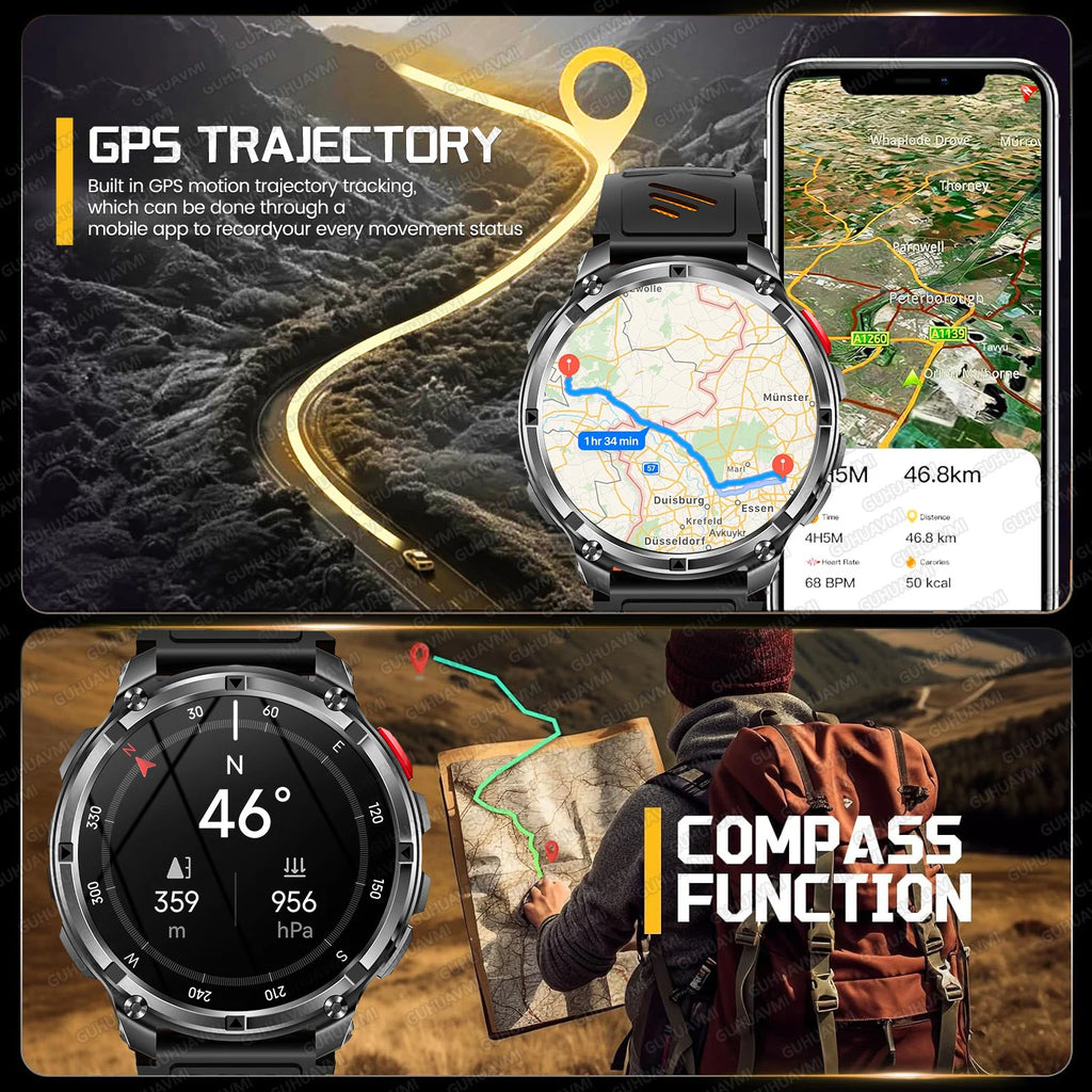 T-Rex3 Pro Military Smartwatch