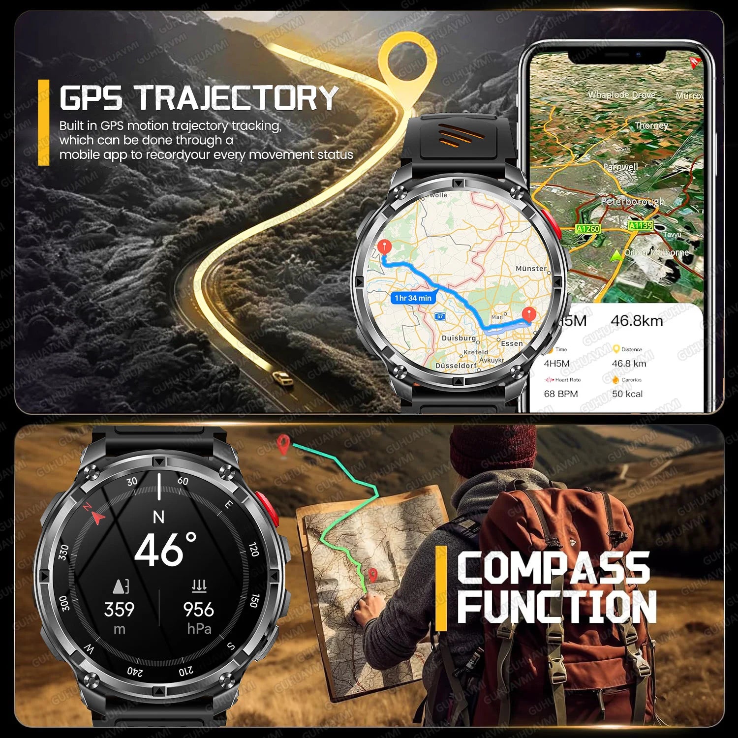 T-Rex3 Pro Military Smartwatch