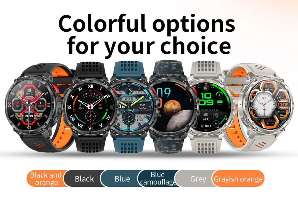 T-Rex3 Pro Military Smartwatch