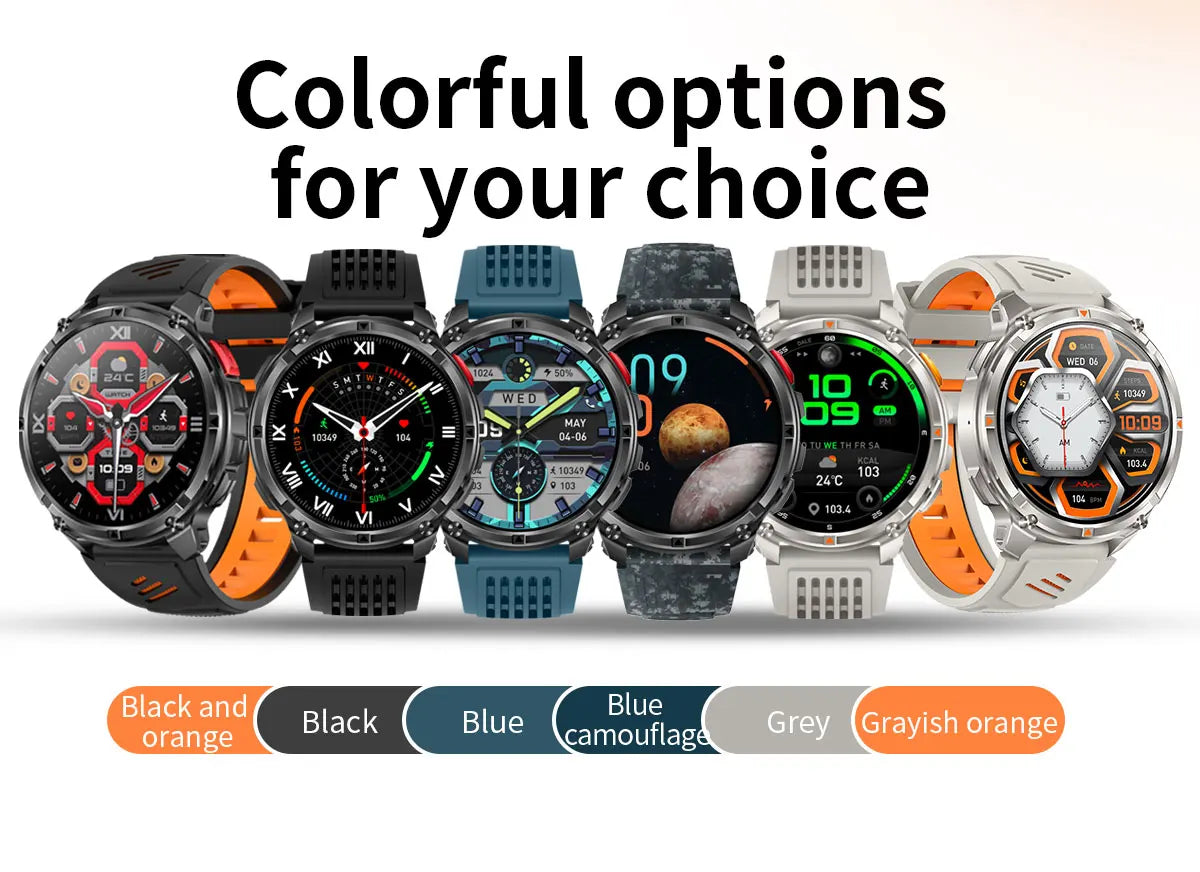 T-Rex3 Pro Military Smartwatch