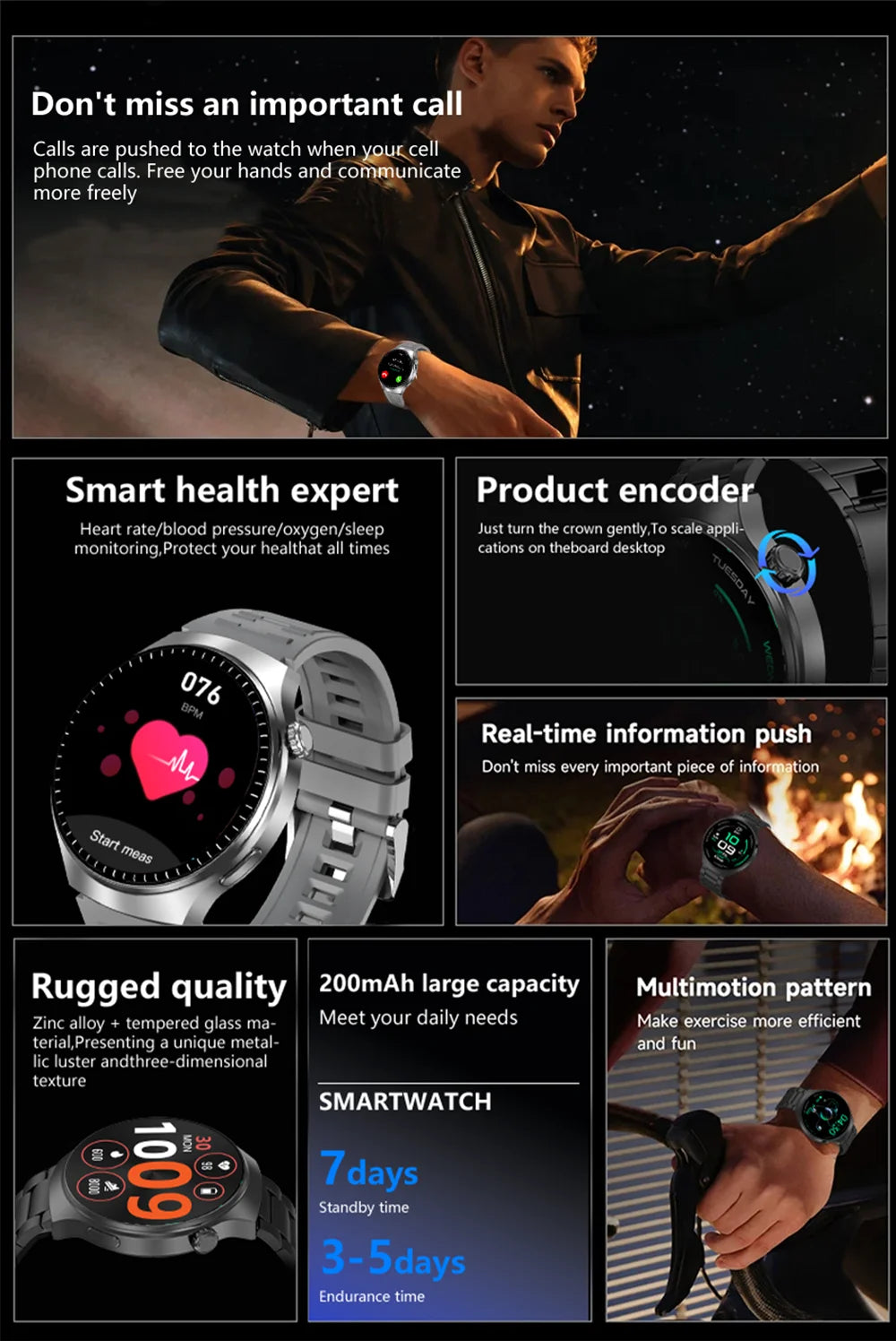 G.L Men's Smart Watch