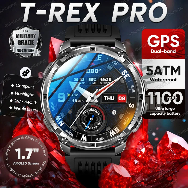 T-Rex3 Pro Military Smartwatch