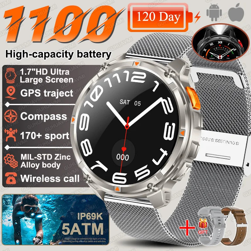T-Rex3 Pro Military Smartwatch