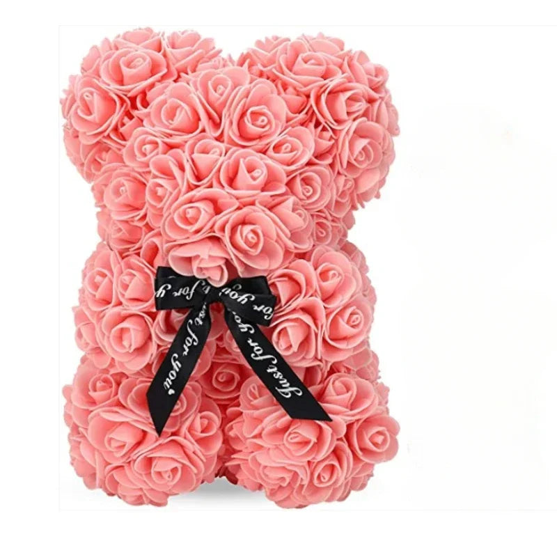 Handcrafted Eternal Rose Teddy Bear| Perfect Gift