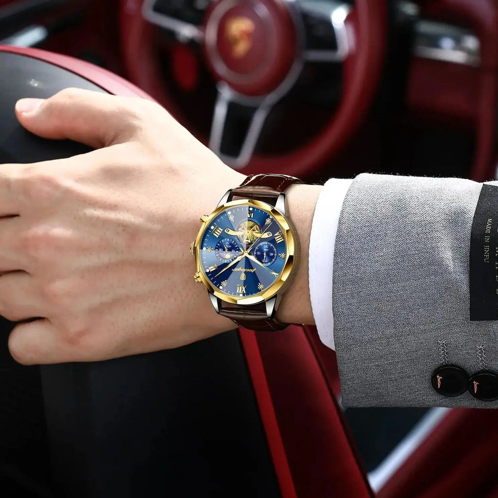The Sovereign Chronograph | Premium Leather Edition