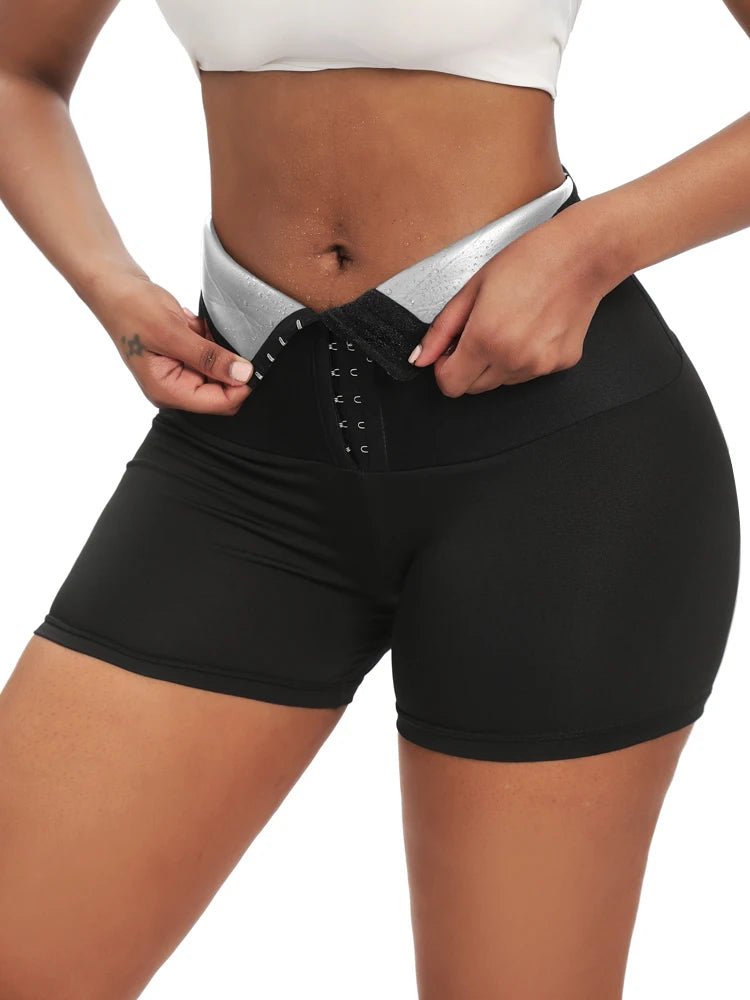 AliSolve™ Thermo-Sweat Sauna Shorts | High-Performance Body Shape