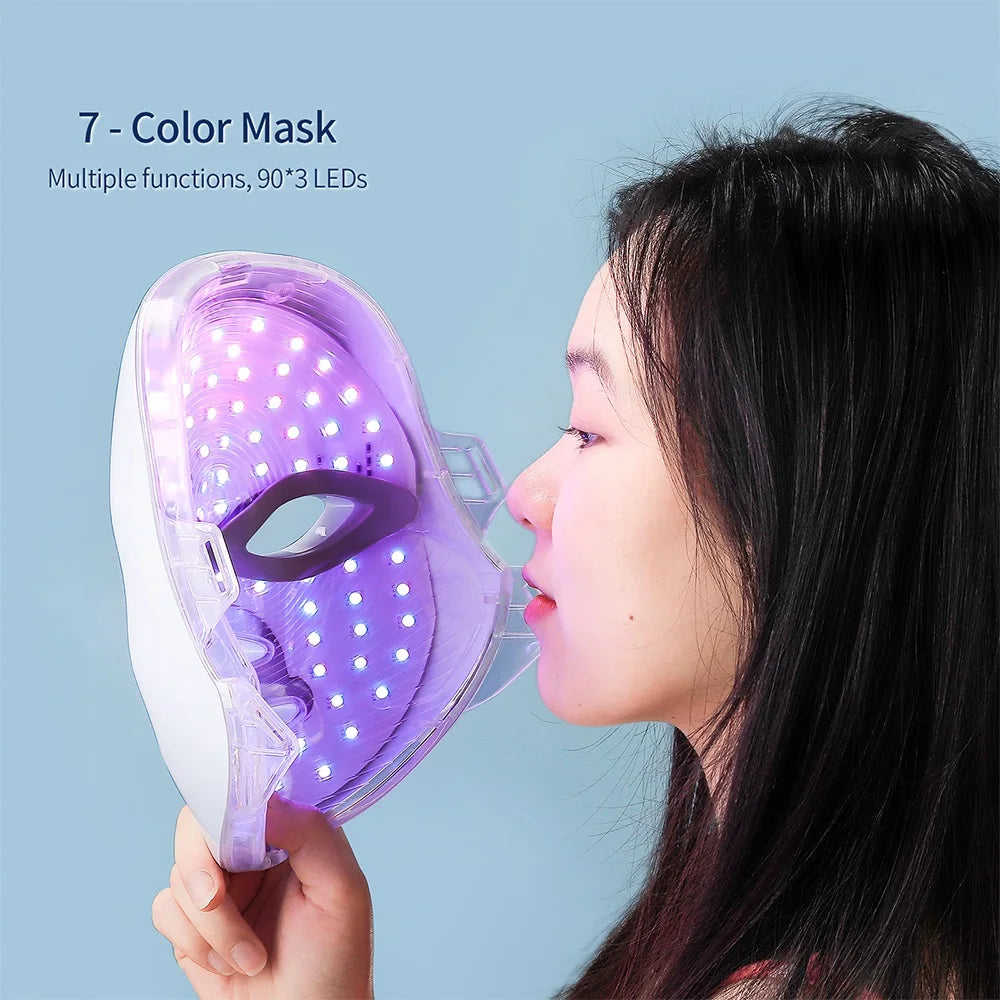 AliSolve™ 7-Colour LED Facial Mask | Advanced Photon Skincare Device