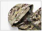 Lurker Shark Skin Soft Shell Tactical Jacket Men Waterproof Fleece Hooded Coat Hunt Clothes Autumn New Outdoor Camouflage Jacket