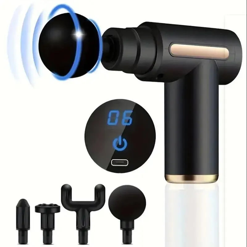AliSolve™ Deep-Tissue Massage Gun | Portable Professional Recovery