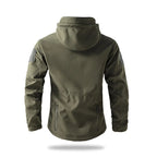 Lurker Shark Skin Soft Shell Tactical Jacket Men Waterproof Fleece Hooded Coat Hunt Clothes Autumn New Outdoor Camouflage Jacket