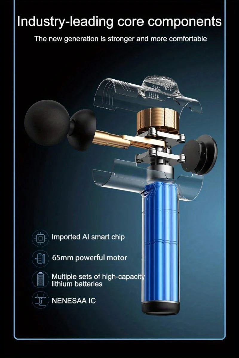 AliSolve™ Deep-Tissue Massage Gun | Portable Professional Recovery