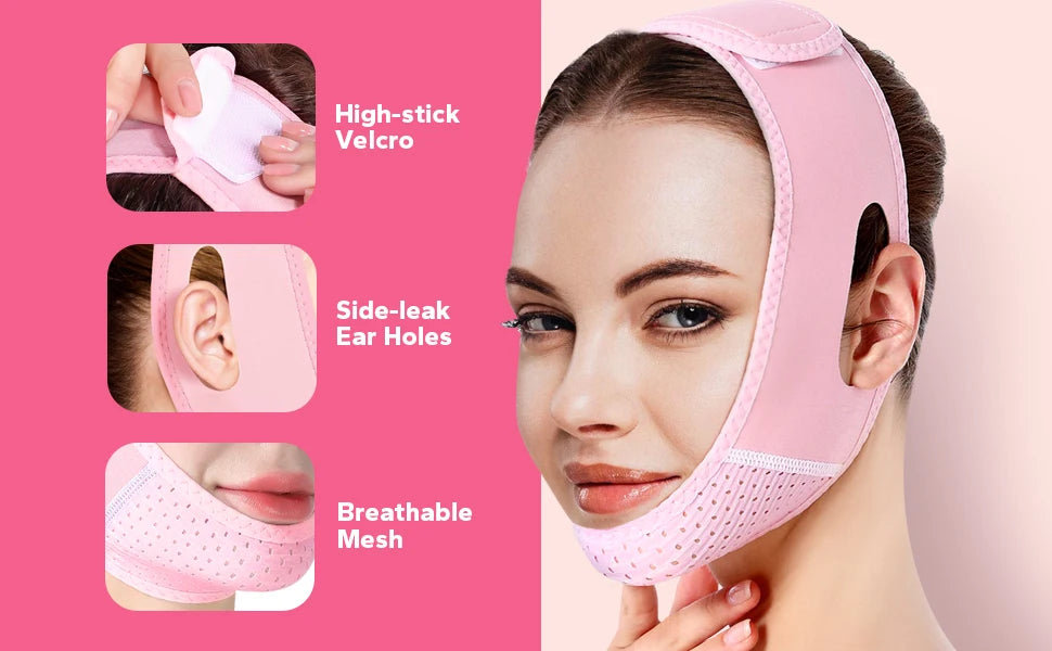 AliSolve™ V-Line Facial Shaping Strap | Premium Contour Lifting Mask