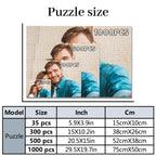 Personalised Family Photo Jigsaw Puzzle | Custom Keepsake Gift