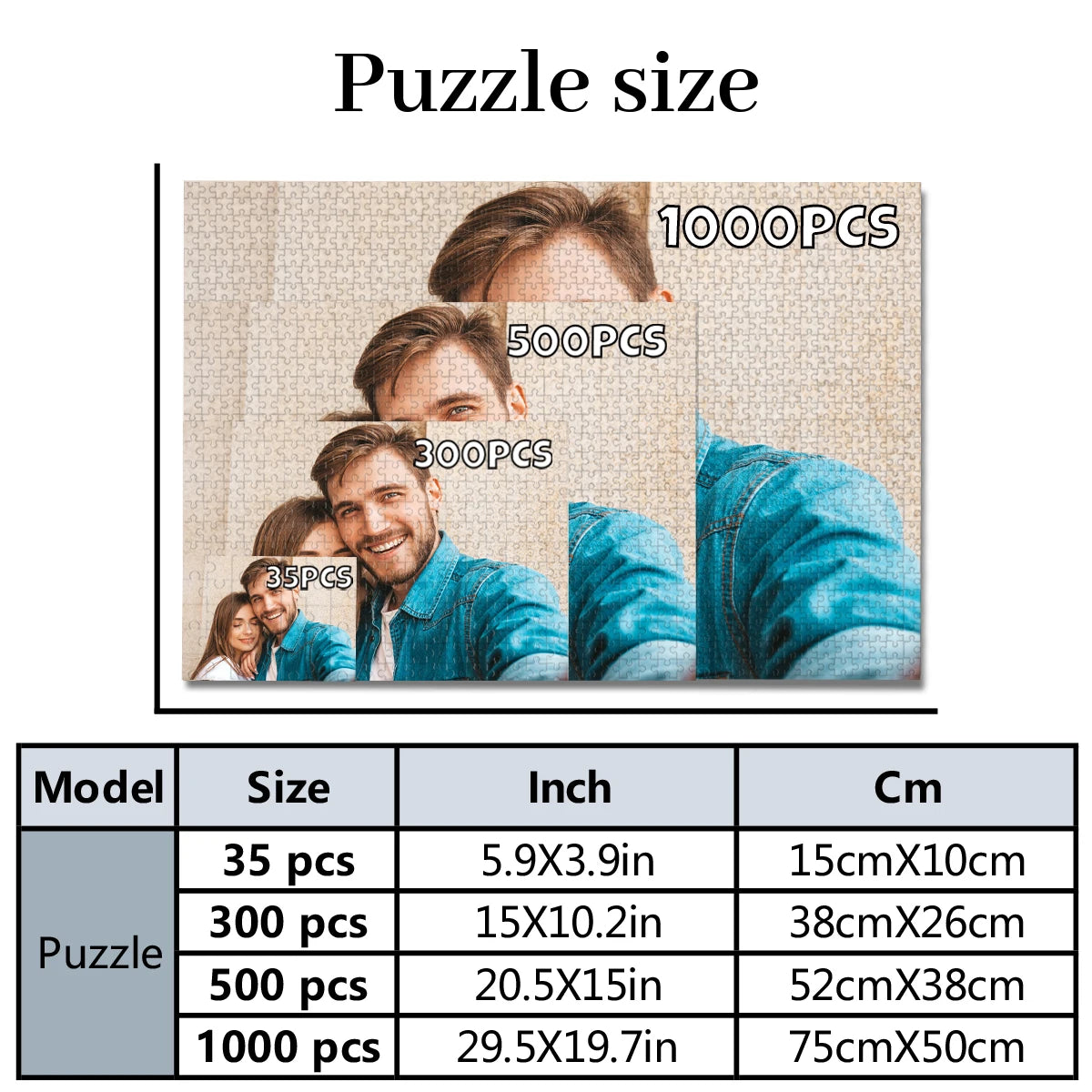 Personalised Family Photo Jigsaw Puzzle | Custom Keepsake Gift