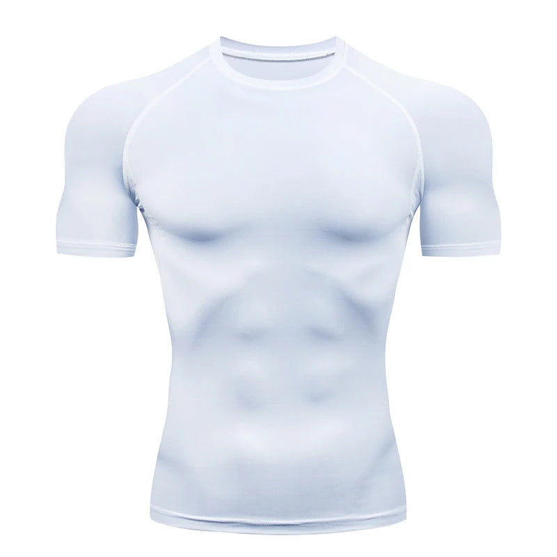 AliSolve™ Core-Tech Compression Shirt | Men's Athletic Fitness Tee