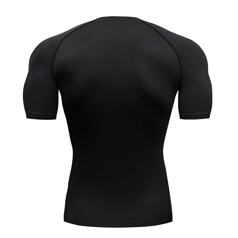 AliSolve™ Core-Tech Compression Shirt | Men's Athletic Fitness Tee