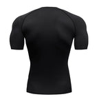 AliSolve™ Core-Tech Compression Shirt | Men's Athletic Fitness Tee