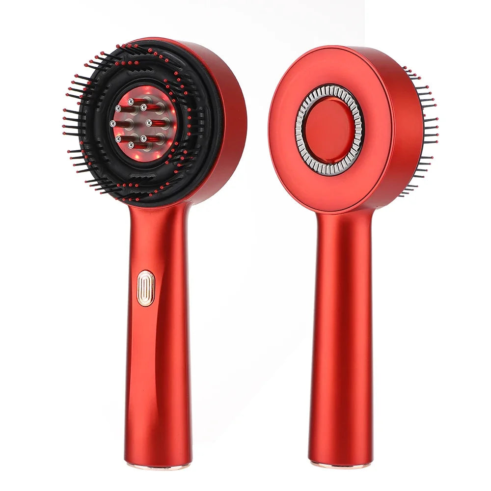 AliSolve™ 3-in-1 Red Light Scalp Massager | Professional Serum Comb