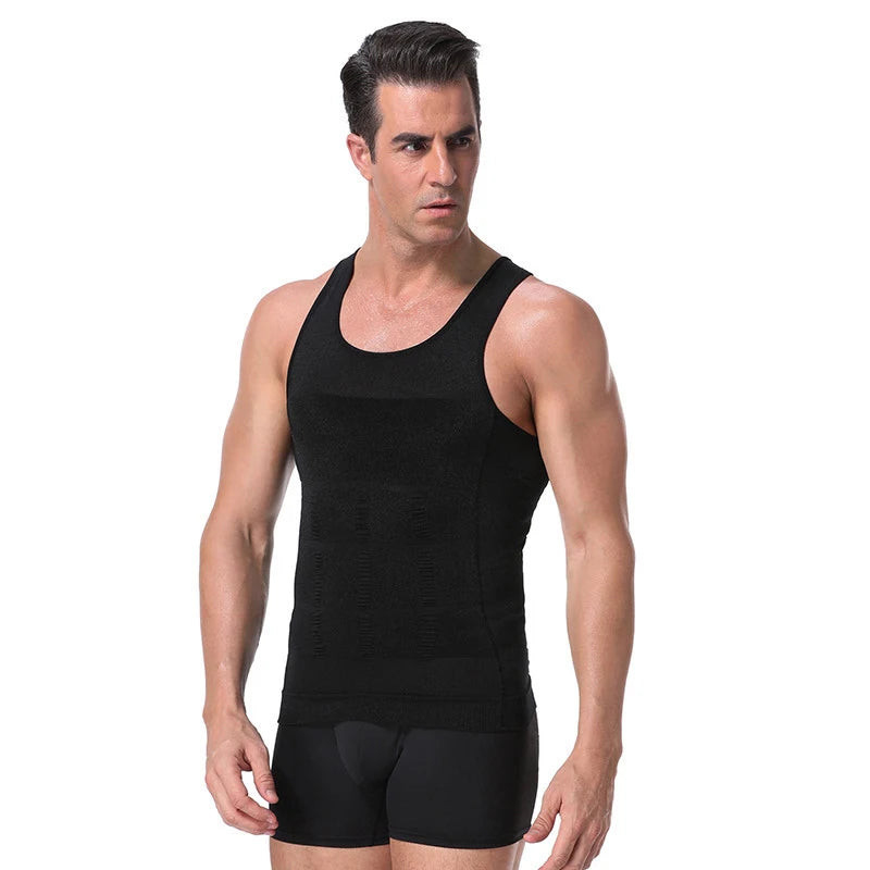 AliSolve™ Pro-Align Compression Vest | Men's Body Shaping Shirt