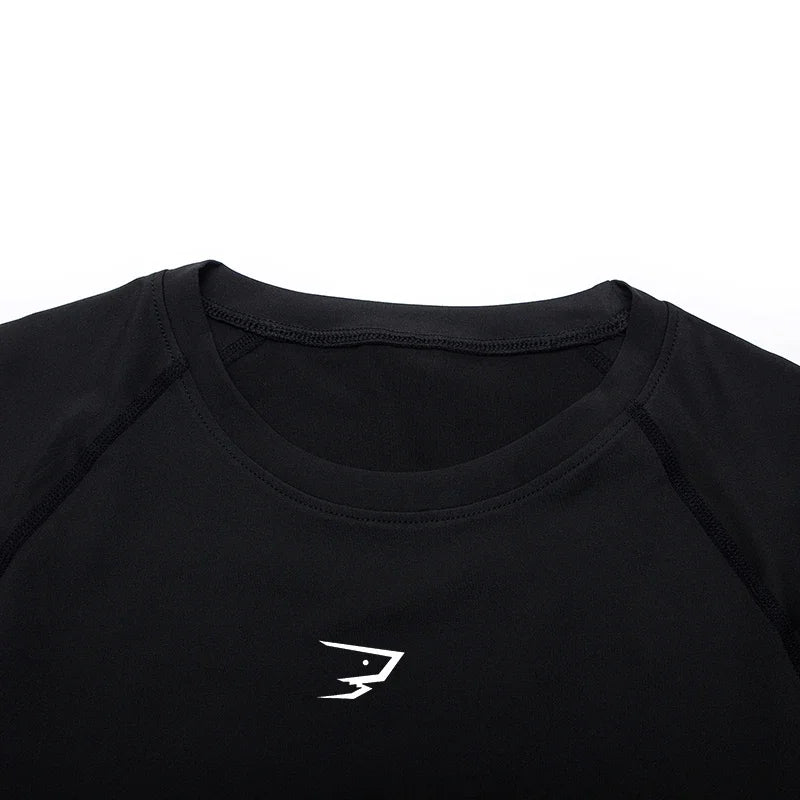 AliSolve™ Core-Tech Compression Shirt | Men's Athletic Fitness Tee