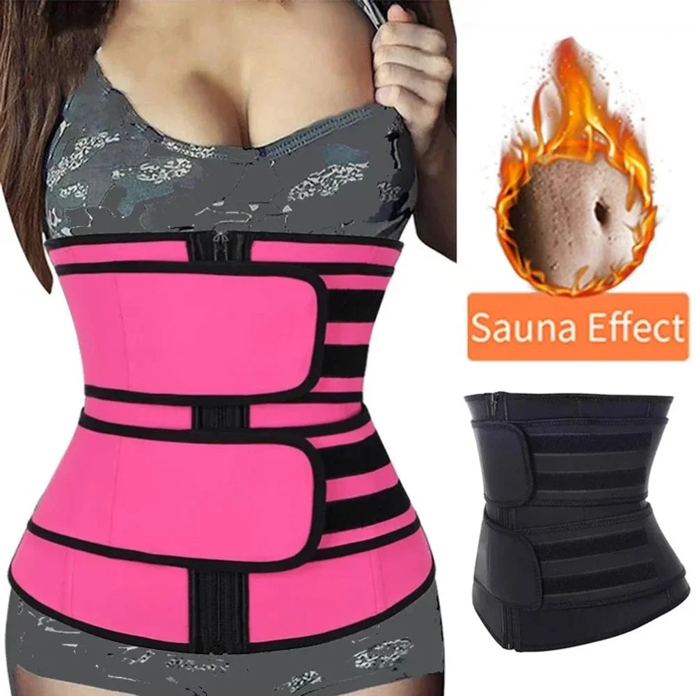 AliSolve™ Thermo-Core Waist Trainer | Heavy-Duty Posture Sweat Belt