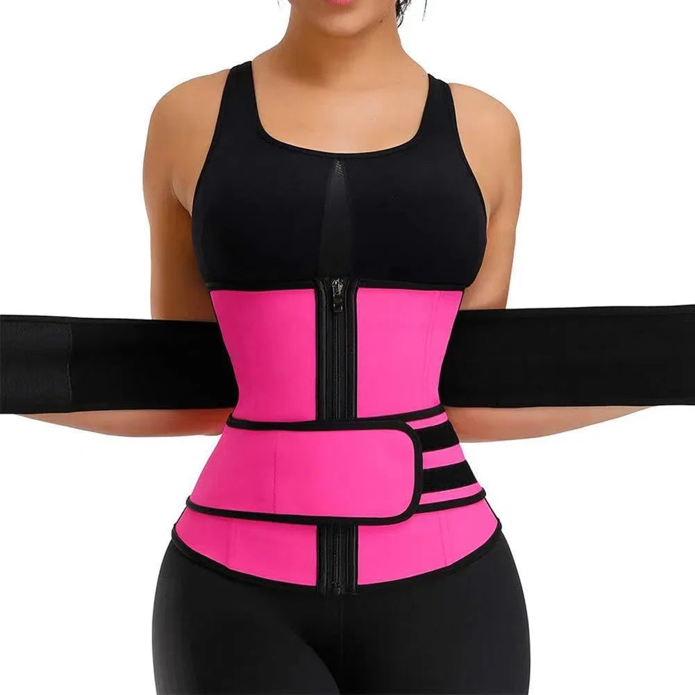 AliSolve™ Thermo-Core Waist Trainer | Heavy-Duty Posture Sweat Belt