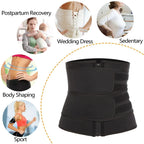 AliSolve™ Thermo-Core Waist Trainer | Heavy-Duty Posture Sweat Belt