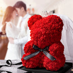 Handcrafted Eternal Rose Teddy Bear| Perfect Gift