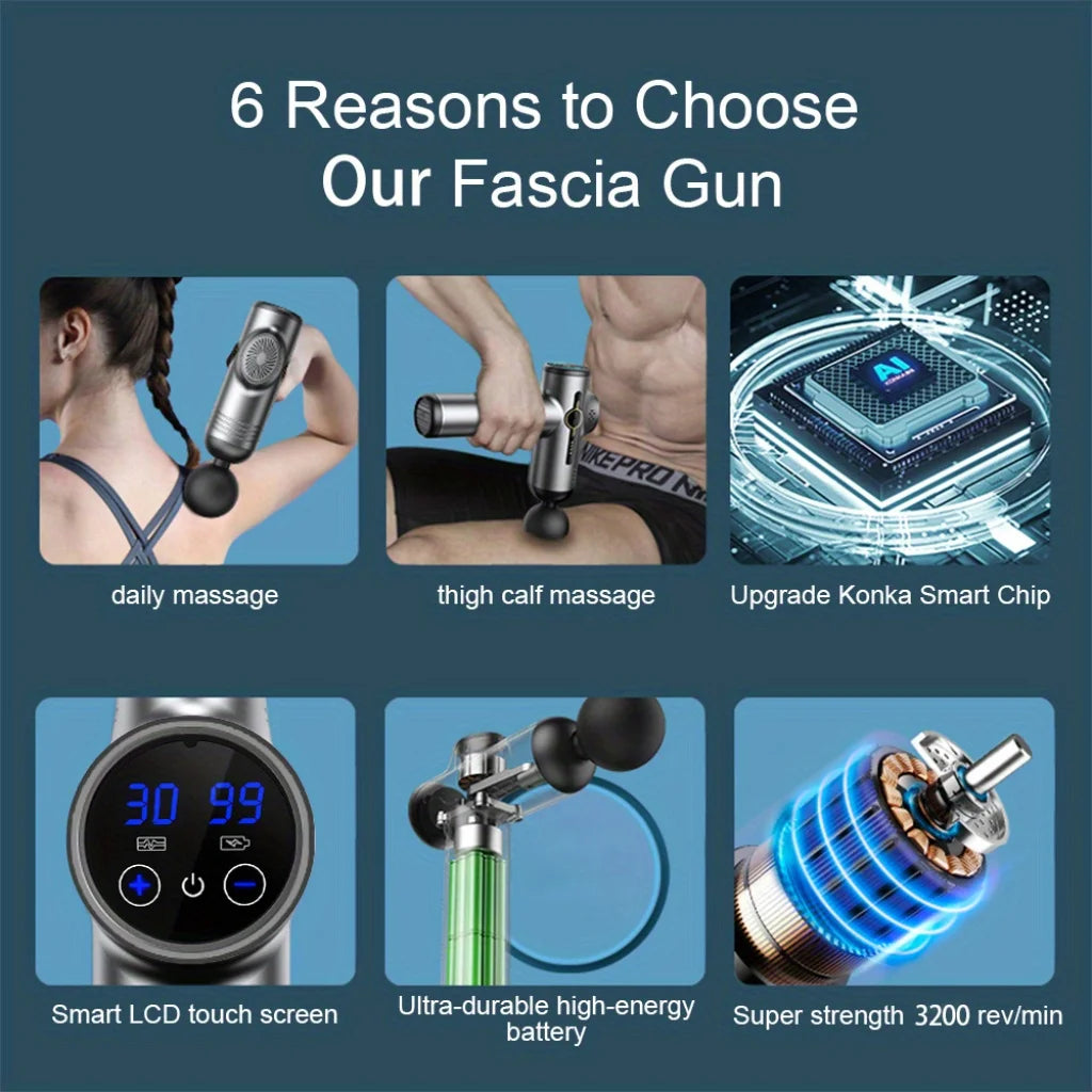 AliSolve™ Deep-Tissue Massage Gun | Portable Professional Recovery