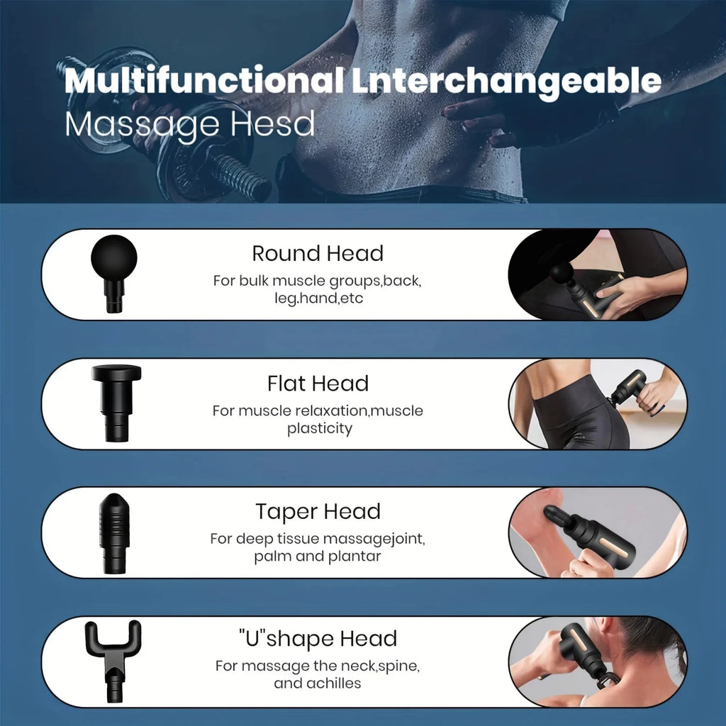 AliSolve™ Deep-Tissue Massage Gun | Portable Professional Recovery